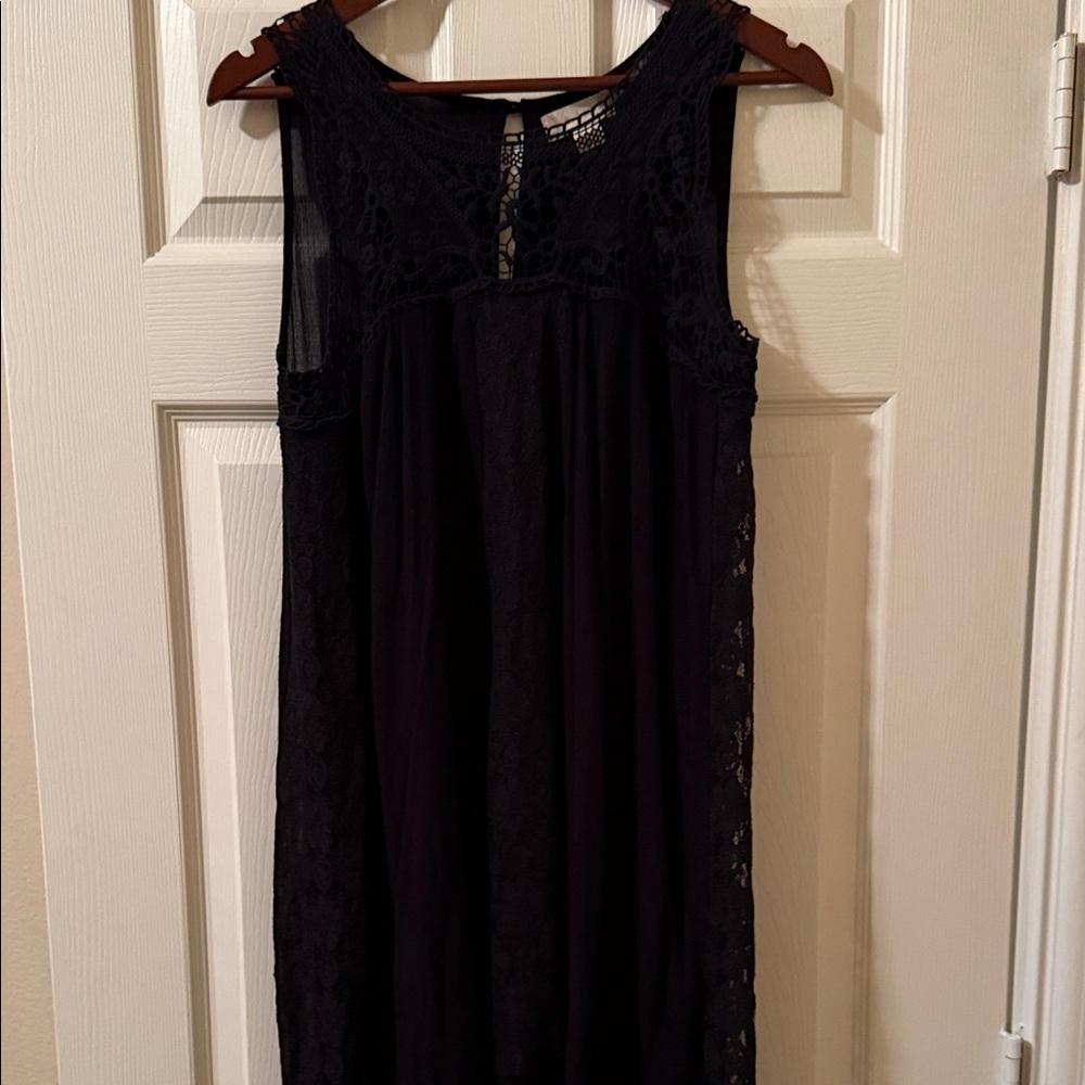 Altar'd State Black Lace Mini Dress